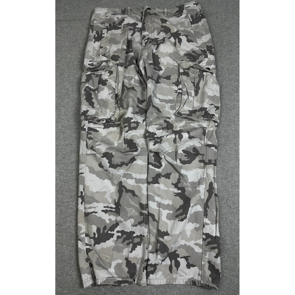 Levis Cargo Pants Mens 32x30 Grey White Camo Utility Streetwear